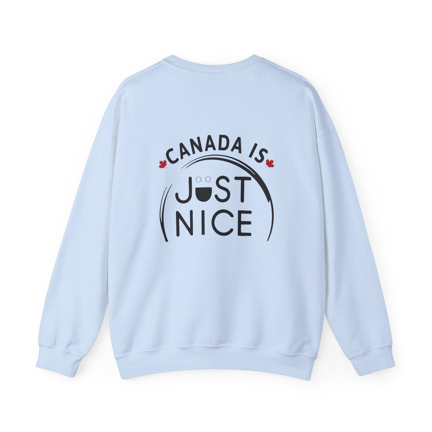 Canada Is Not Nasty Crewneck Sweatshirt - A Cozy Statement Piece for Proud Canadians