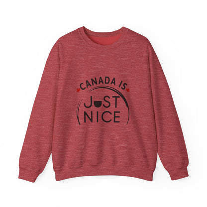 Canada Is Not Nasty Crewneck Sweatshirt - A Cozy Statement Piece for Proud Canadians