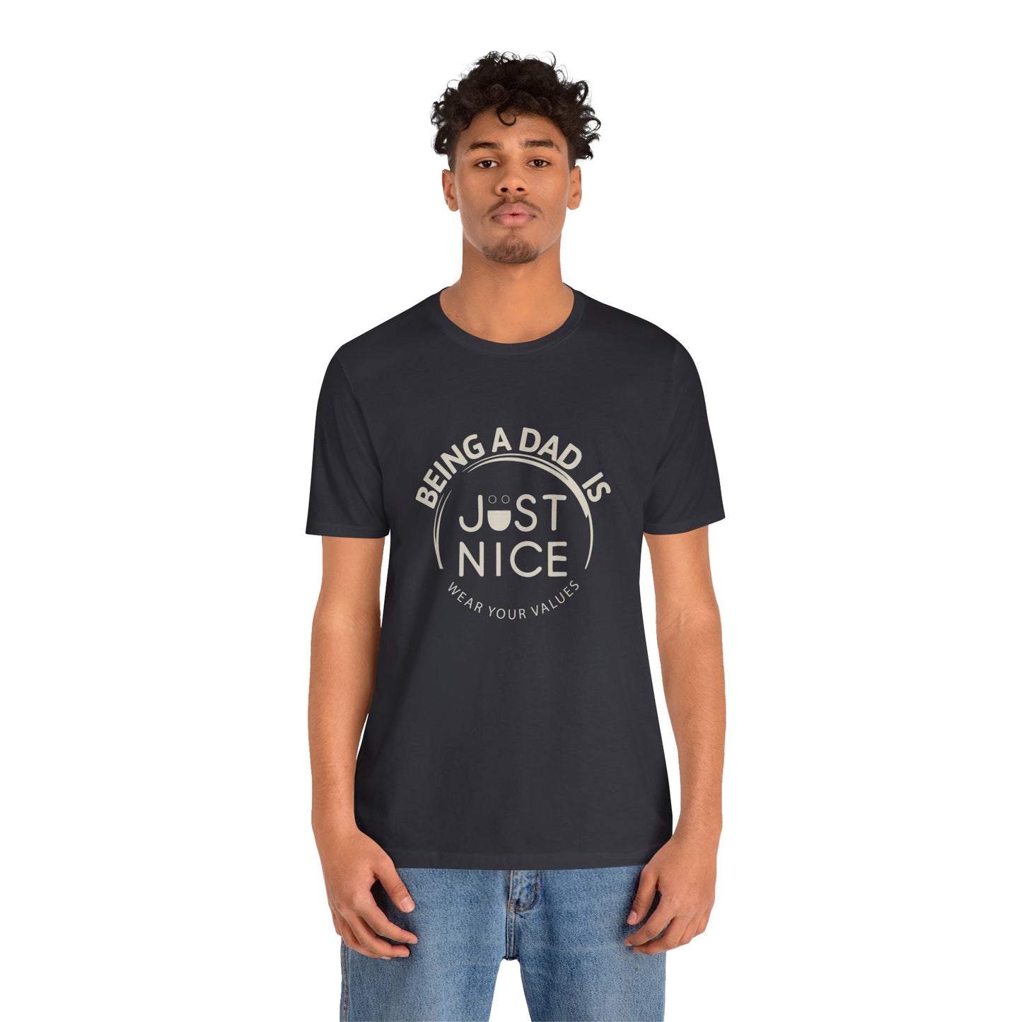 Unisex Dad Values Tee - Perfect Gift for Fathers, Casual Wear, Thoughtful Present, Father's Day, Family Gatherings