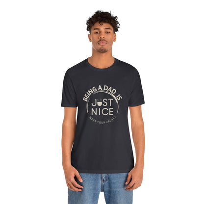 Unisex Dad Values Tee - Perfect Gift for Fathers, Casual Wear, Thoughtful Present, Father's Day, Family Gatherings