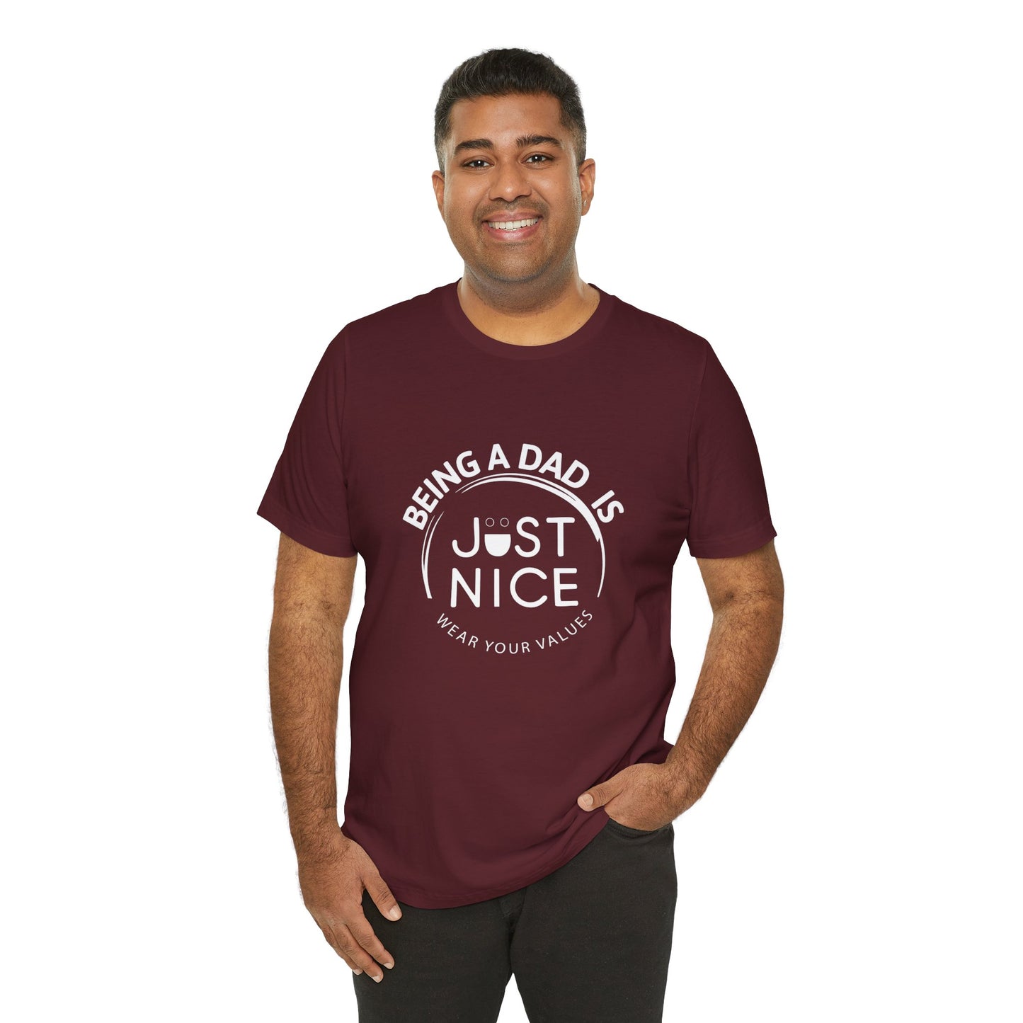 Dad Vibes Short Sleeve Tee - Perfect Gift for Father's Day, Comfortable Casual Wear, Unisex Tee for Dad
