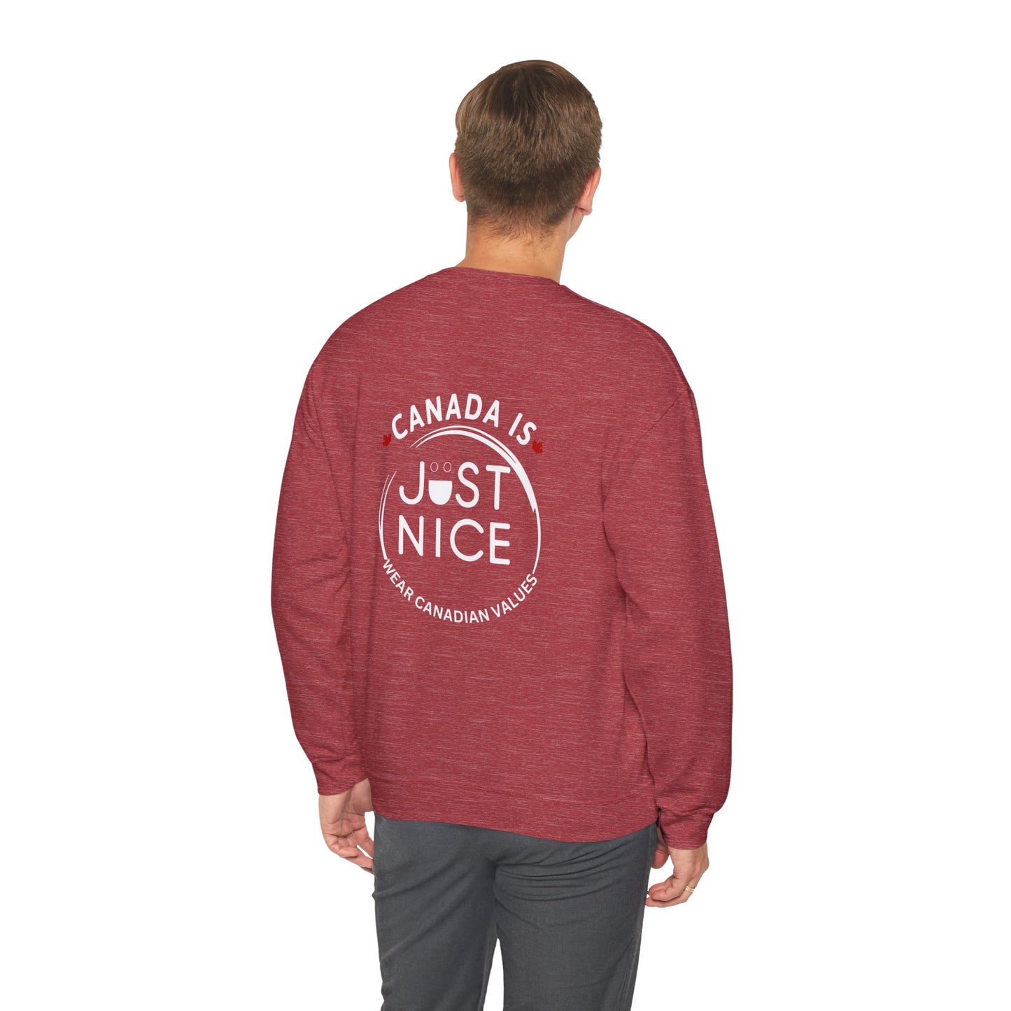 Canada Inspired Unisex Crewneck Sweatshirt - Cozy Fall Style