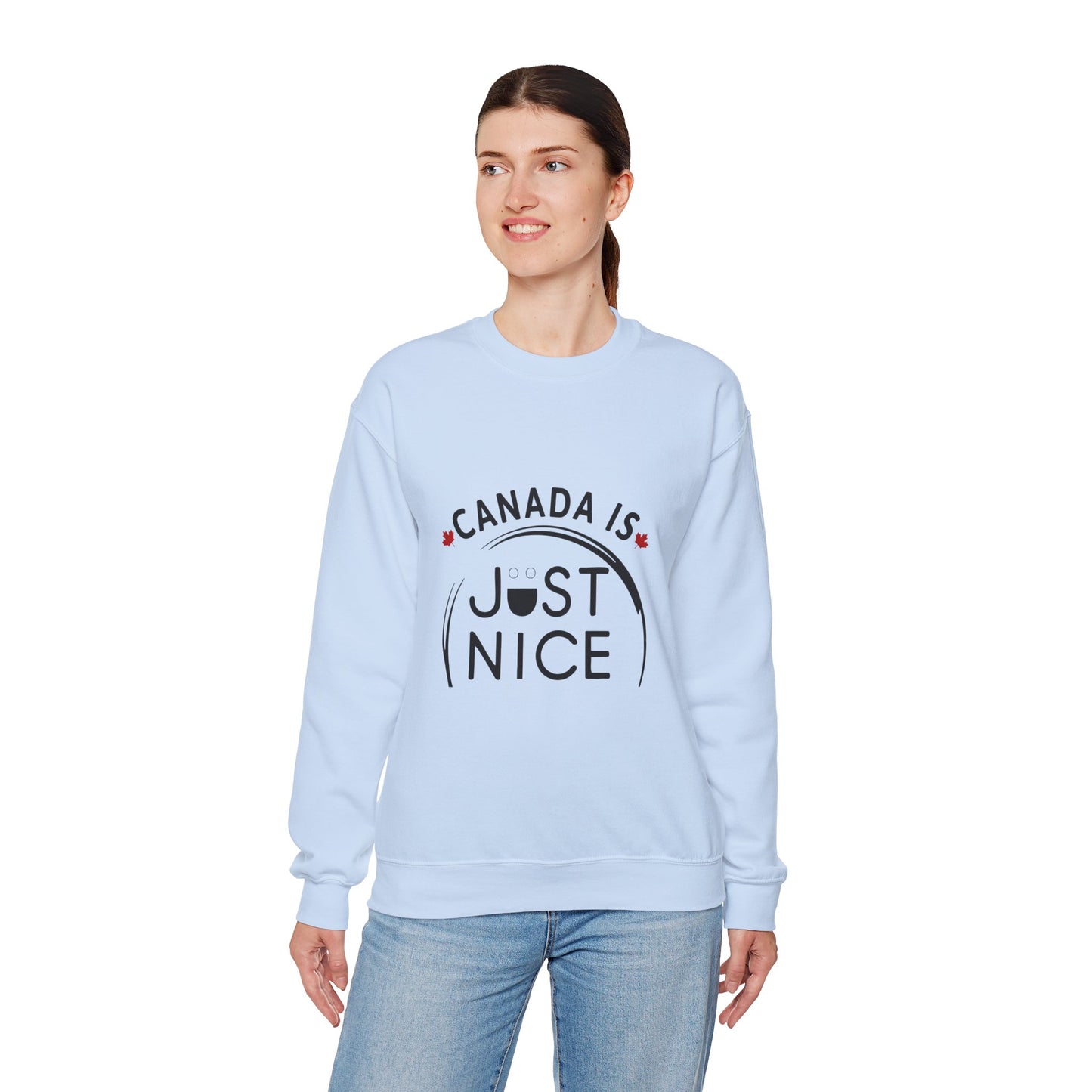 Canada Is Not Nasty Crewneck Sweatshirt - A Cozy Statement Piece for Proud Canadians