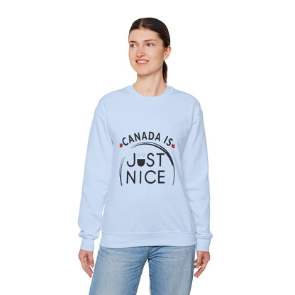 Canada Is Not Nasty Crewneck Sweatshirt - A Cozy Statement Piece for Proud Canadians