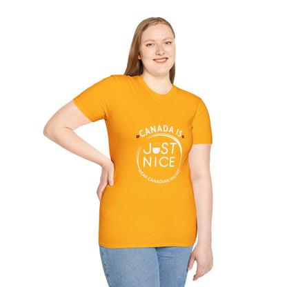 Canada Is Not Nasty Just Nice Unisex Softstyle T-Shirt