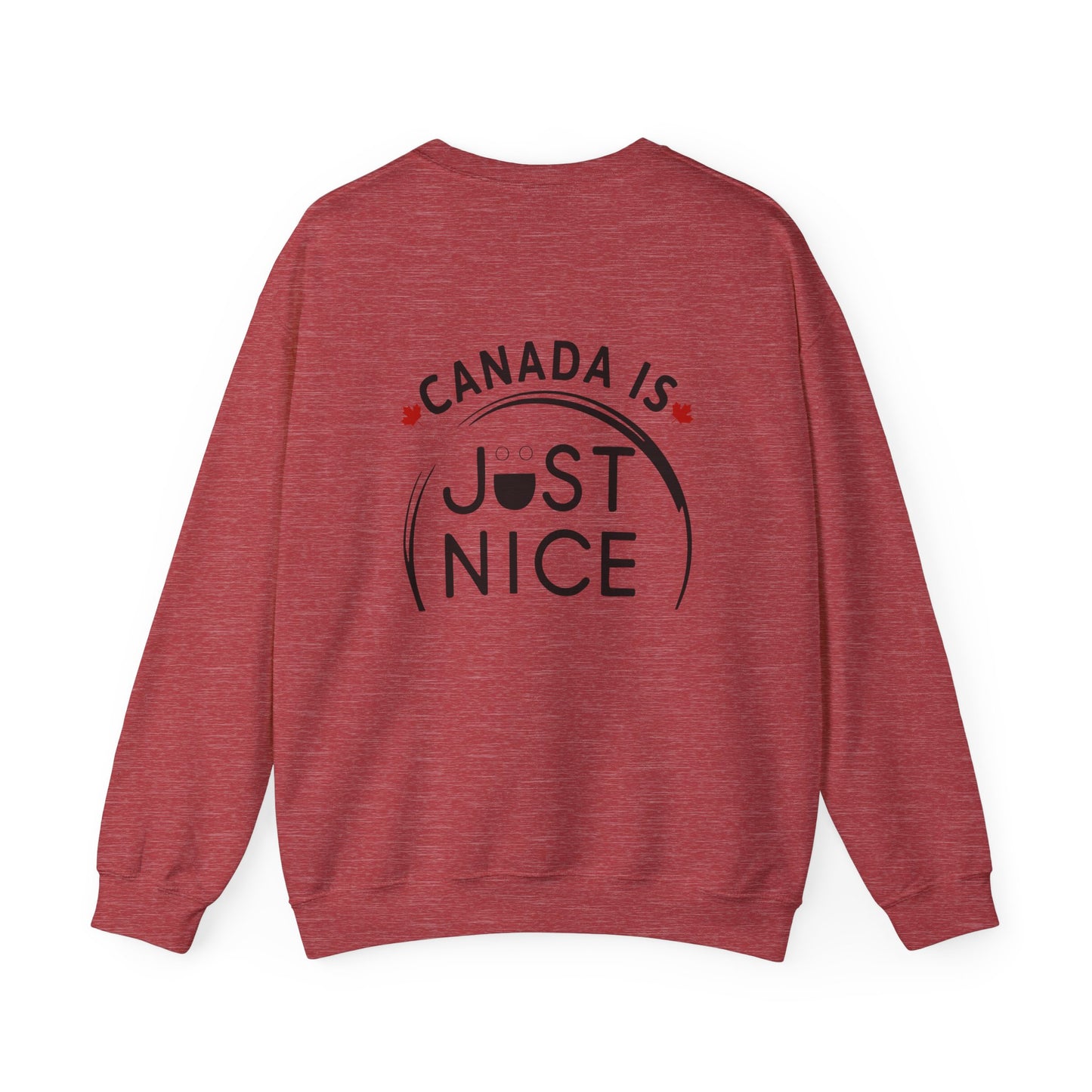 Canada Is Not Nasty Crewneck Sweatshirt - A Cozy Statement Piece for Proud Canadians