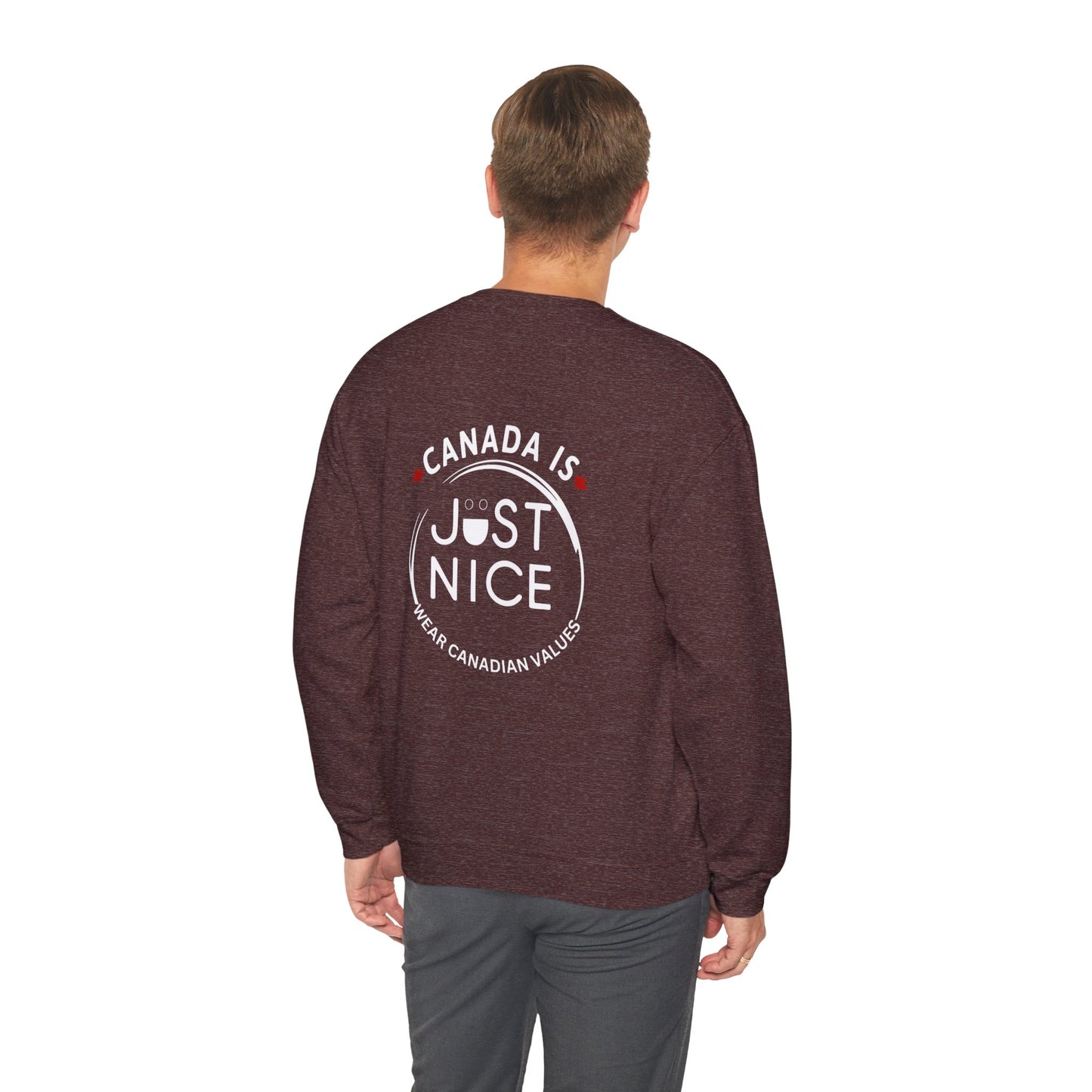Canada Inspired Unisex Crewneck Sweatshirt - Cozy Fall Style