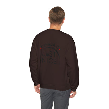Canada Is Not Nasty Crewneck Sweatshirt - A Cozy Statement Piece for Proud Canadians