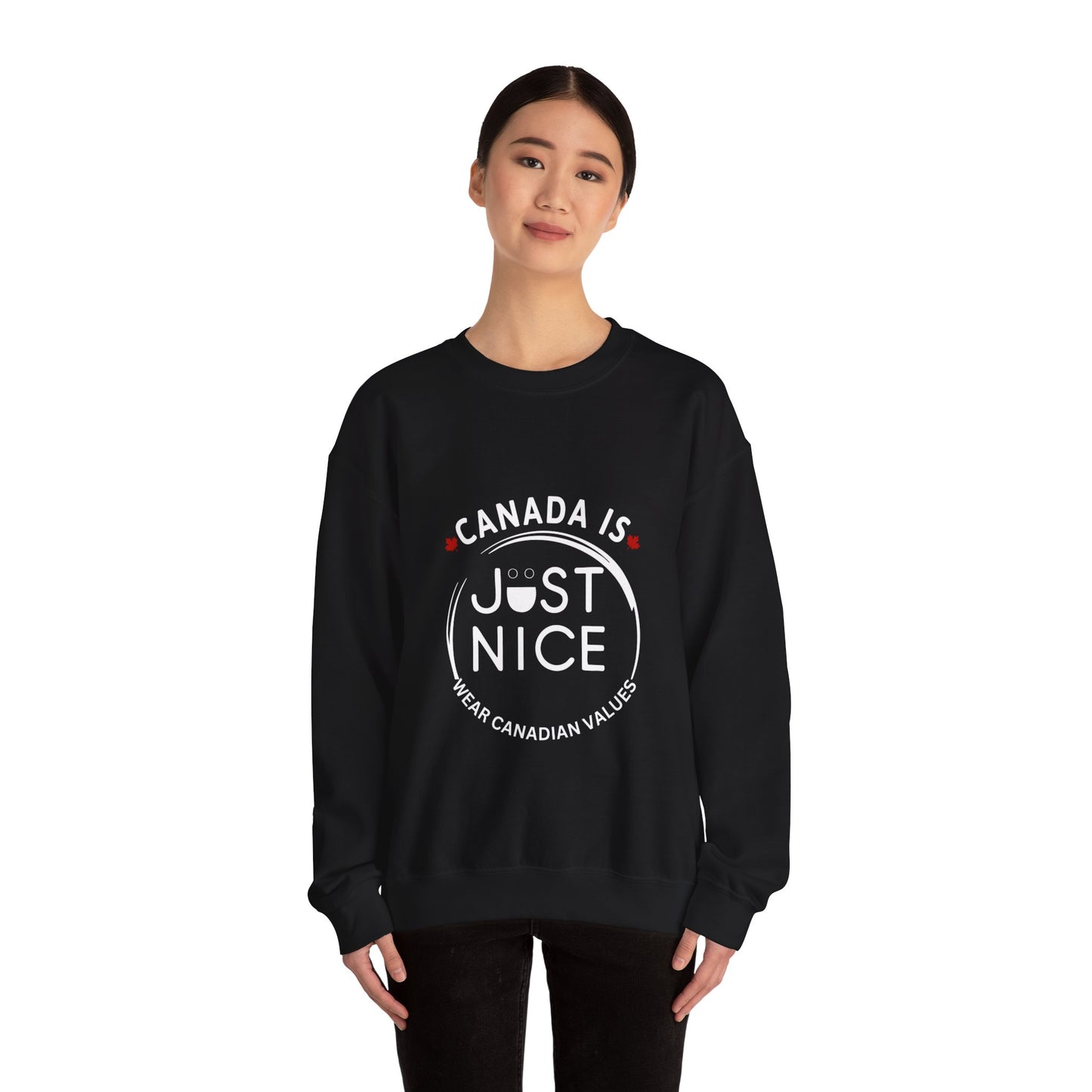 Canada Inspired Unisex Crewneck Sweatshirt - Cozy Fall Style