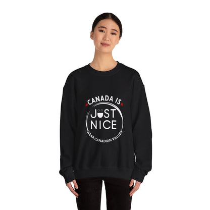 Canada Inspired Unisex Crewneck Sweatshirt - Cozy Fall Style