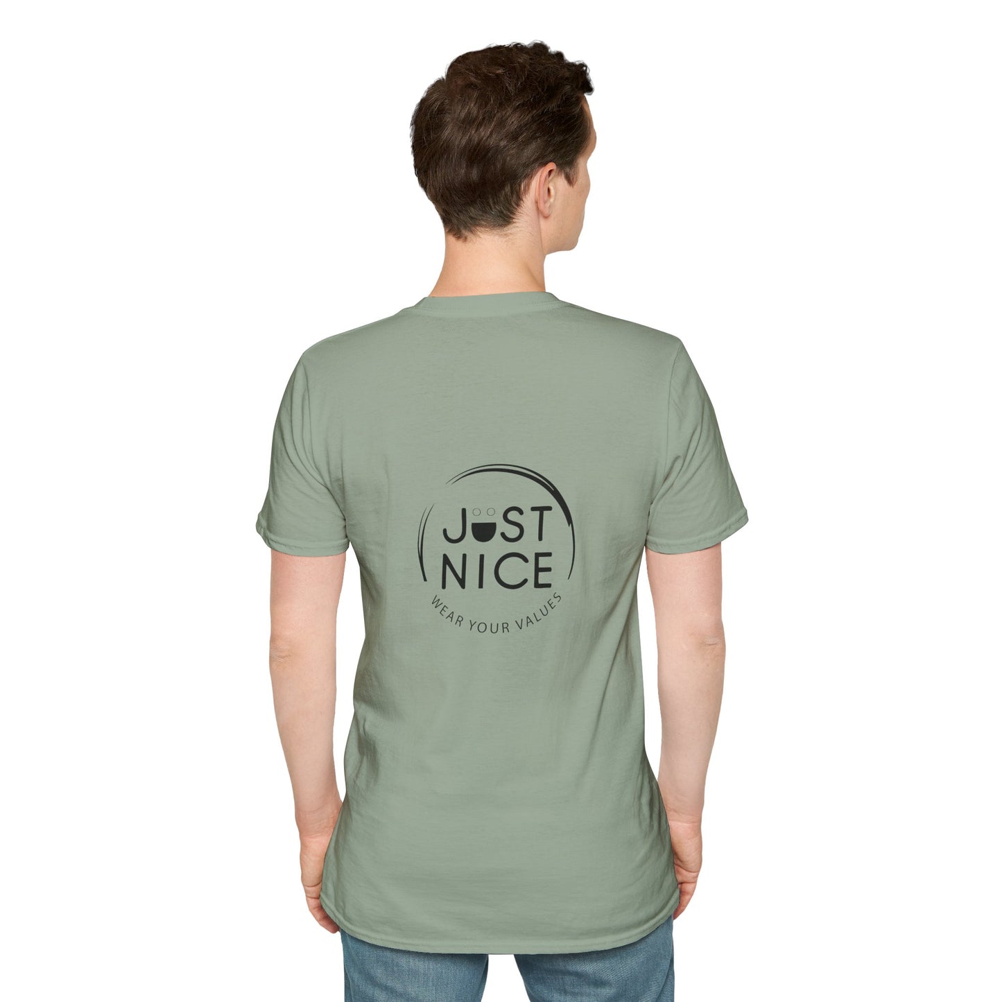 Unisex Softstyle T-Shirt - "Canada is Just Nice" Maple Leaf Design