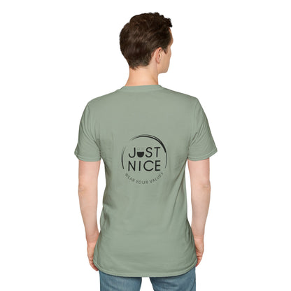 Unisex Softstyle T-Shirt - "Canada is Just Nice" Maple Leaf Design