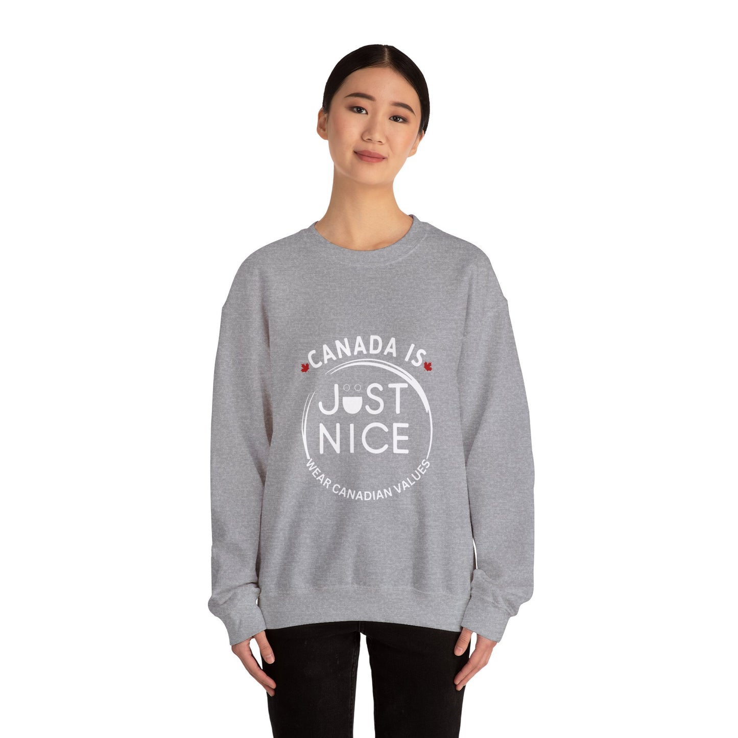 Canada Inspired Unisex Crewneck Sweatshirt - Cozy Fall Style