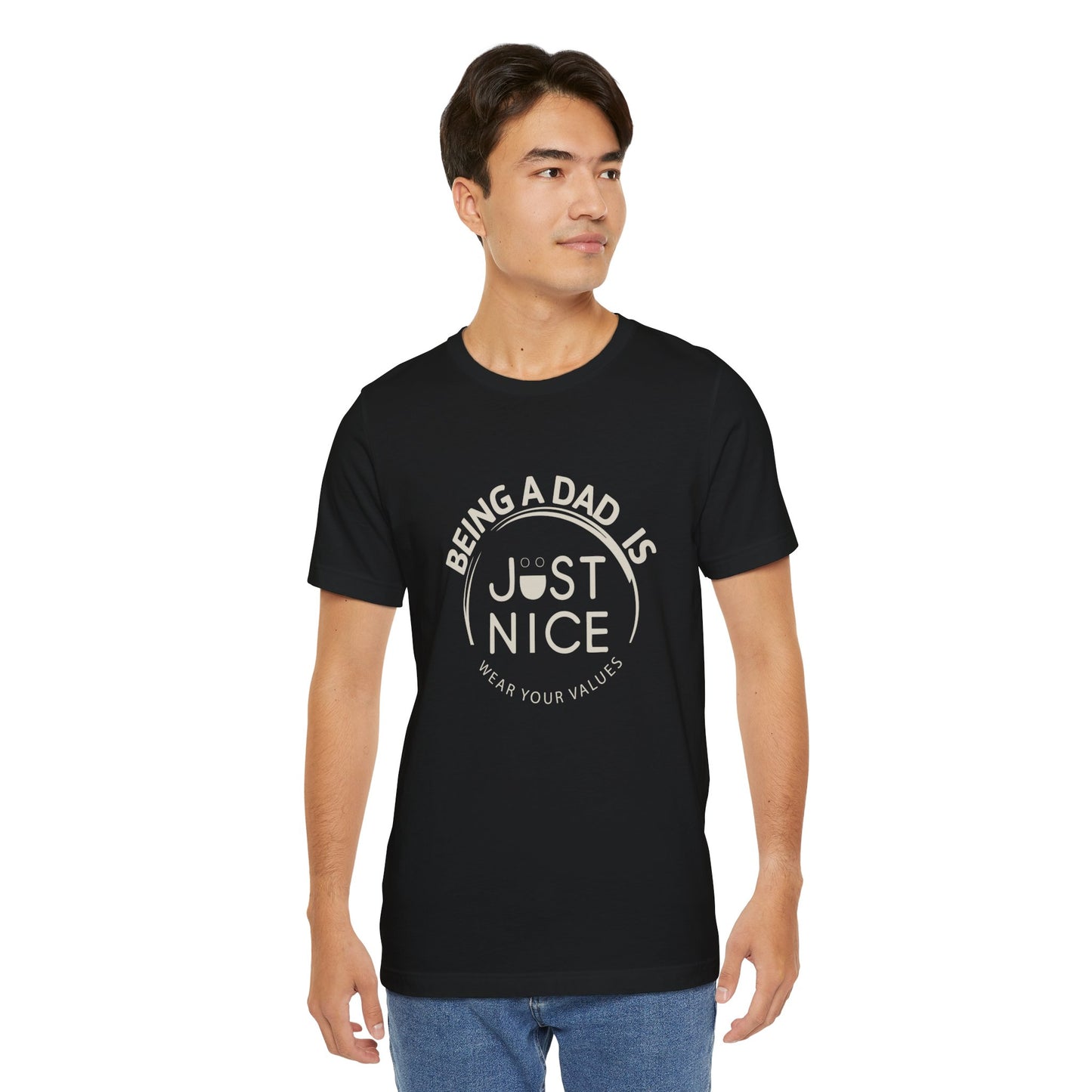 Unisex Dad Values Tee - Perfect Gift for Fathers, Casual Wear, Thoughtful Present, Father's Day, Family Gatherings