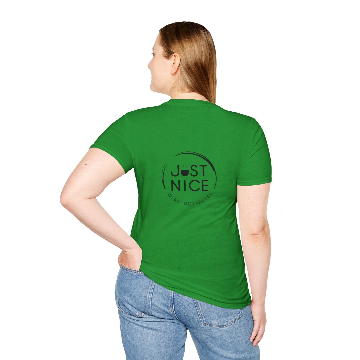 Unisex Softstyle T-Shirt - "Canada is Just Nice" Maple Leaf Design