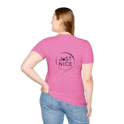 Unisex Softstyle T-Shirt - "Canada is Just Nice" Maple Leaf Design