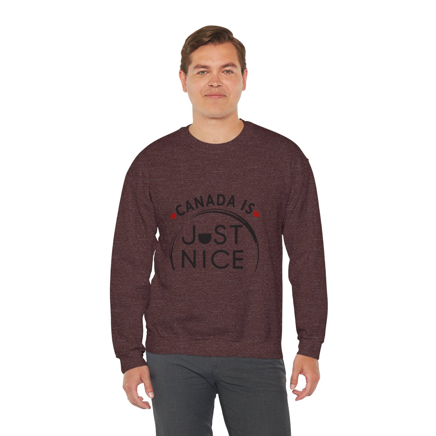 Canada Is Not Nasty Crewneck Sweatshirt - A Cozy Statement Piece for Proud Canadians