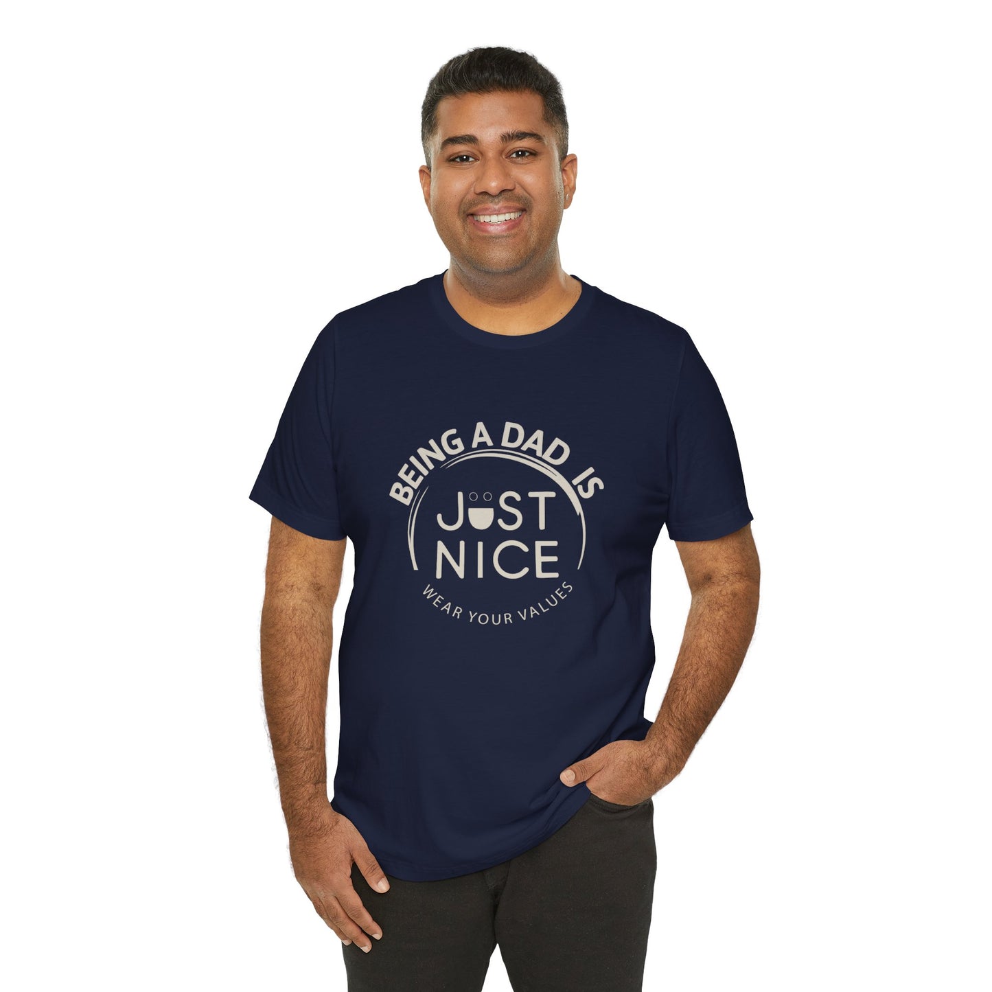 Unisex Dad Values Tee - Perfect Gift for Fathers, Casual Wear, Thoughtful Present, Father's Day, Family Gatherings