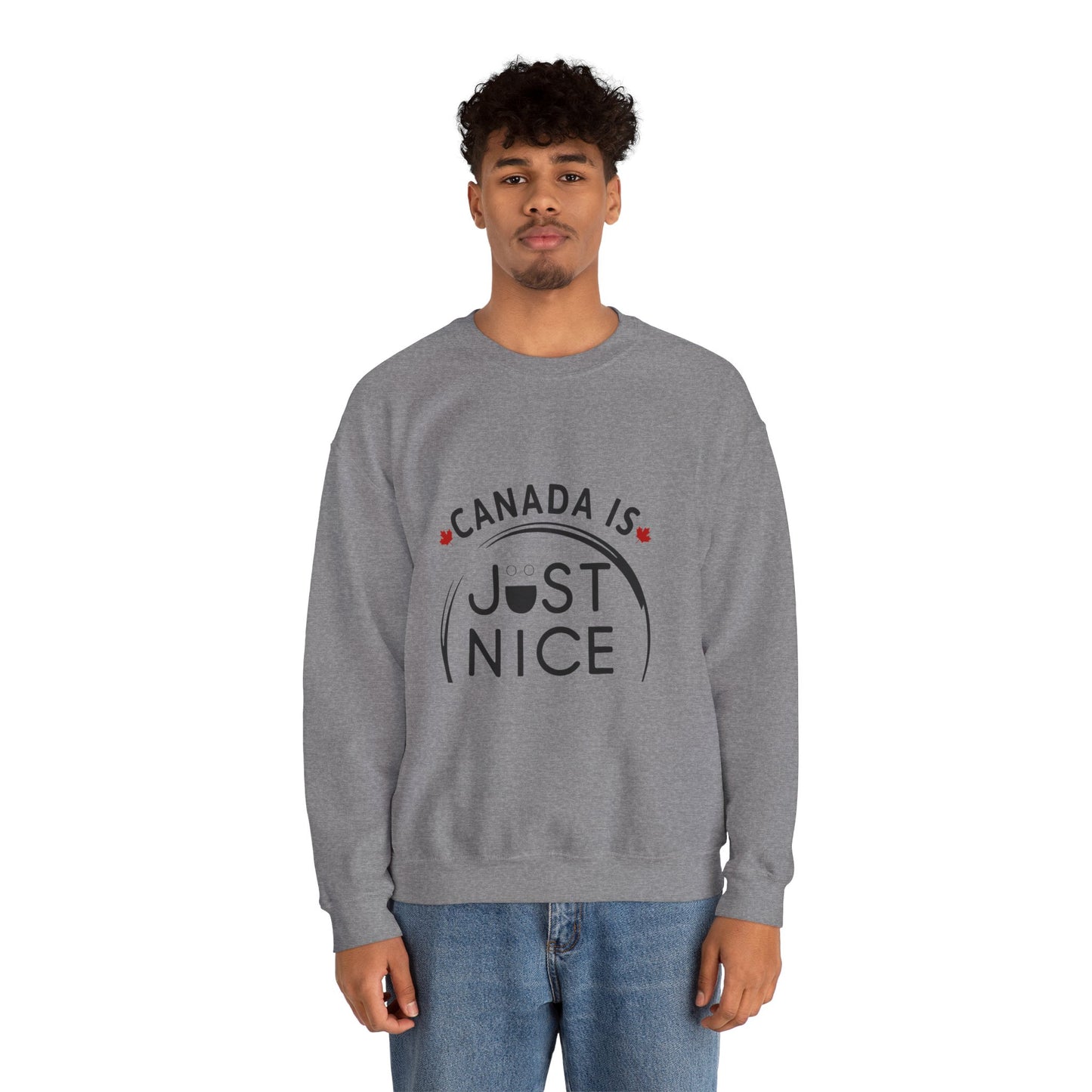 Canada Is Not Nasty Crewneck Sweatshirt - A Cozy Statement Piece for Proud Canadians