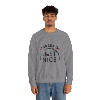 Canada Is Not Nasty Crewneck Sweatshirt - A Cozy Statement Piece for Proud Canadians