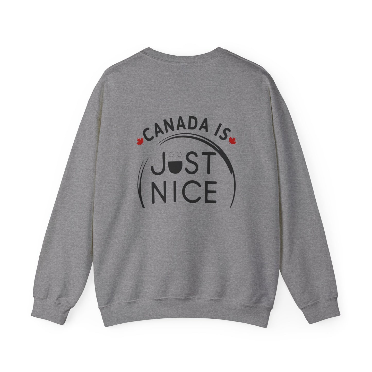 Canada Is Not Nasty Crewneck Sweatshirt - A Cozy Statement Piece for Proud Canadians
