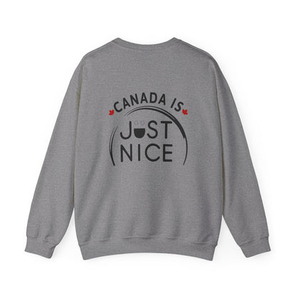 Canada Is Not Nasty Crewneck Sweatshirt - A Cozy Statement Piece for Proud Canadians