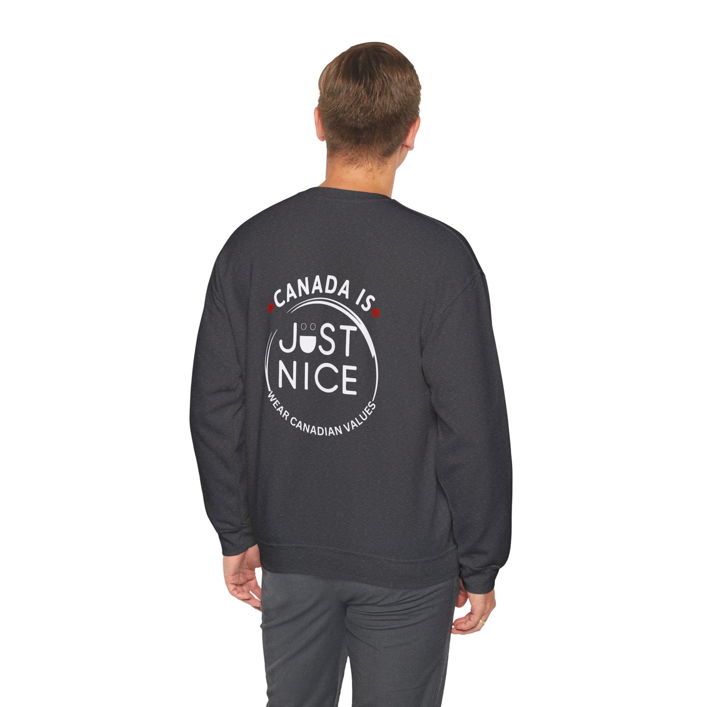 Canada Inspired Unisex Crewneck Sweatshirt - Cozy Fall Style