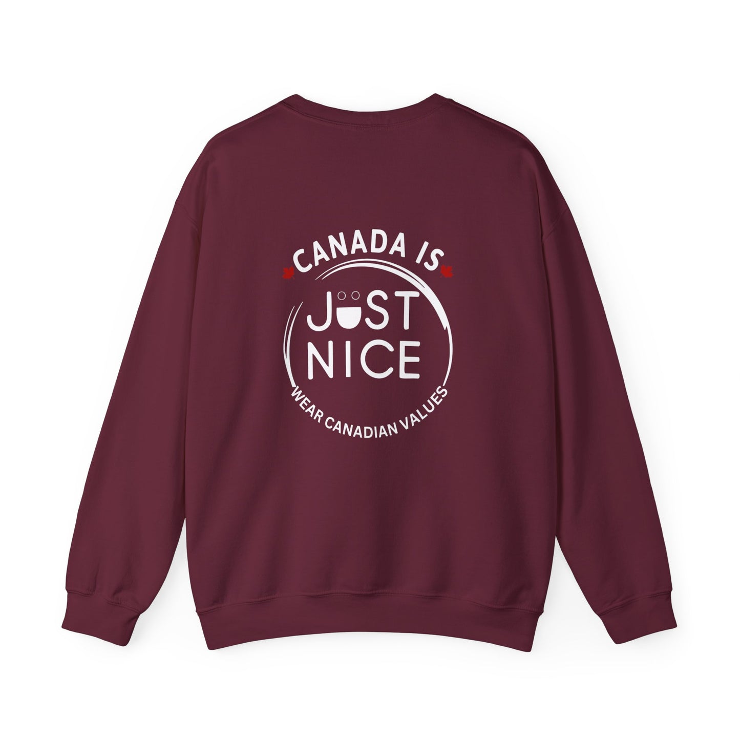 Canada Inspired Unisex Crewneck Sweatshirt - Cozy Fall Style