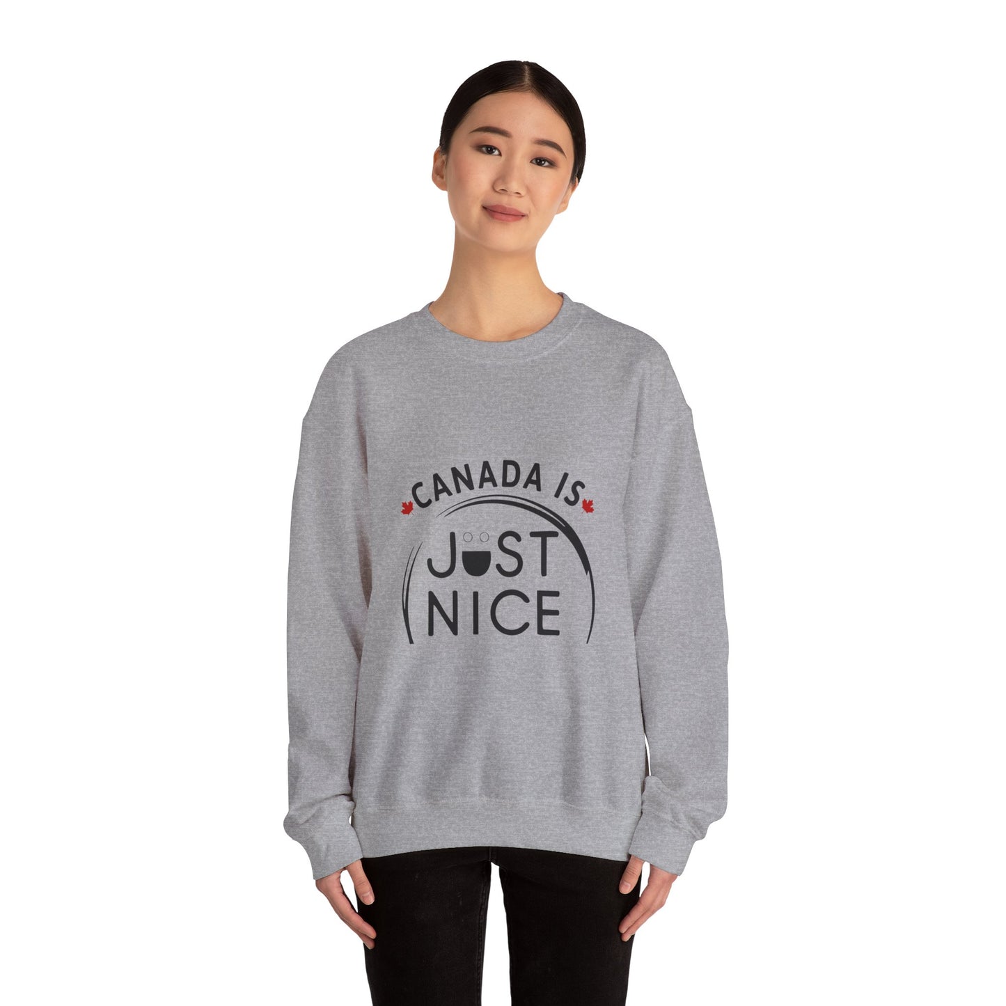 Canada Is Not Nasty Crewneck Sweatshirt - A Cozy Statement Piece for Proud Canadians