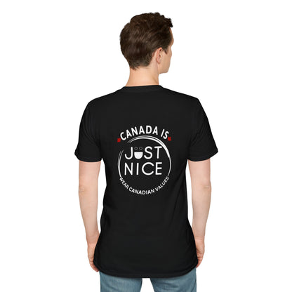 Canada Is Not Nasty Just Nice Unisex Softstyle T-Shirt