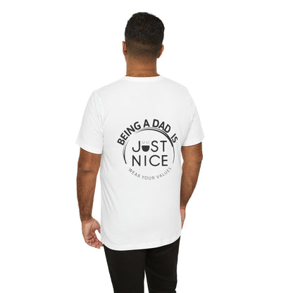 Present Dad Unisex Tee - Father's Day Gift, Motivational Shirt, Dad Humor, Casual Wear, Gift for Dads