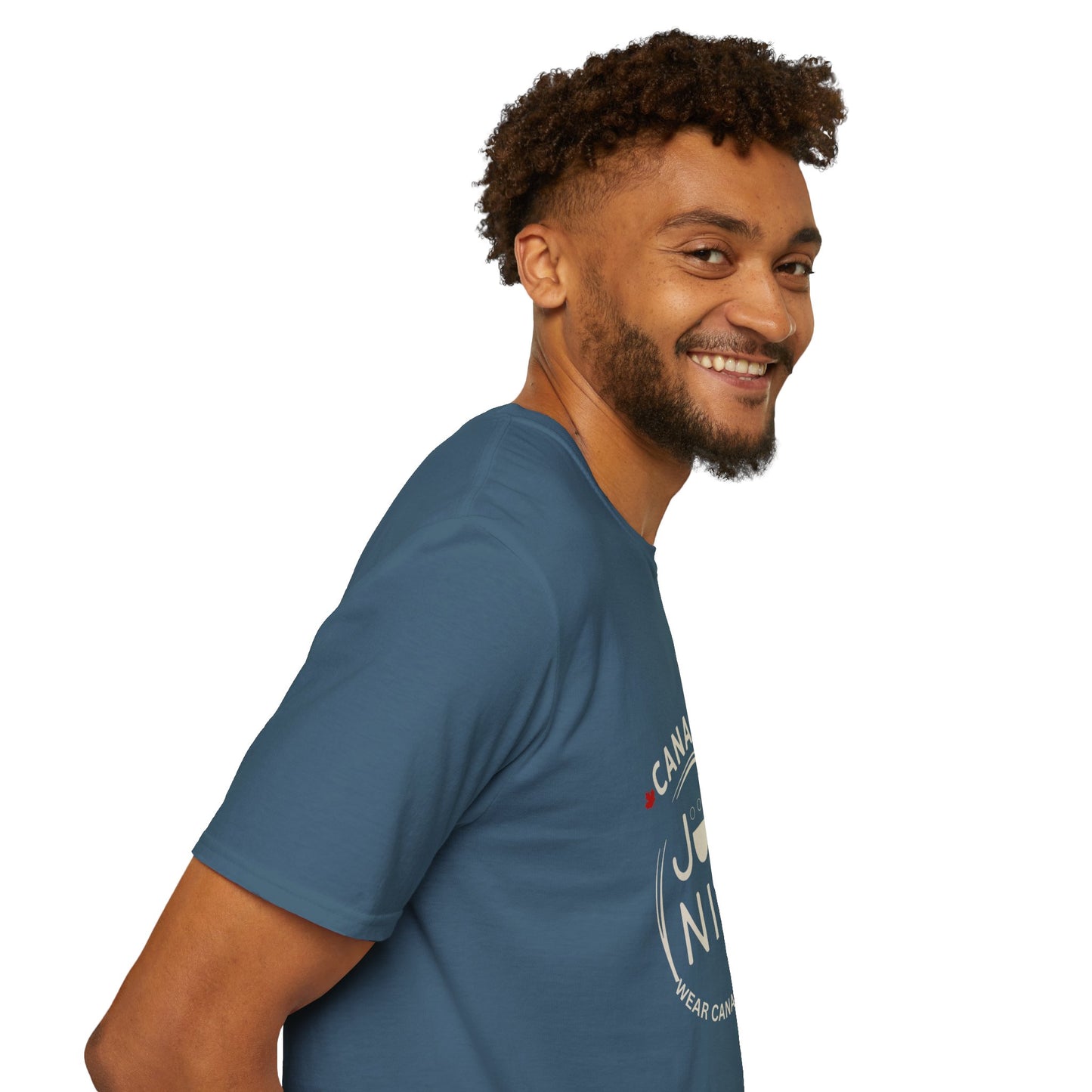 Unisex Softstyle T-Shirt - "Canada is Just Nice" Maple Leaf Design