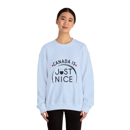 Canada Is Not Nasty Crewneck Sweatshirt - A Cozy Statement Piece for Proud Canadians