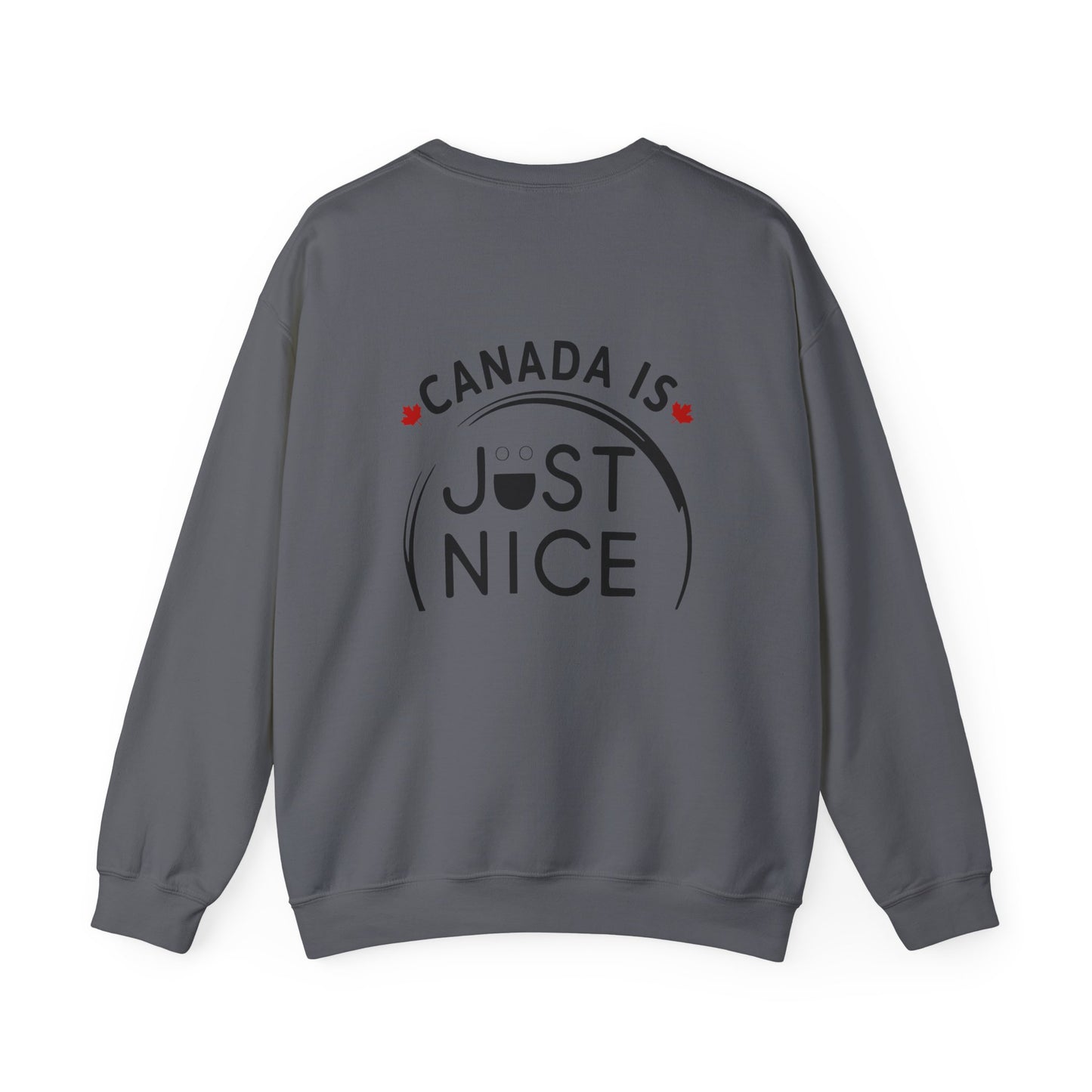 Canada Is Not Nasty Crewneck Sweatshirt - A Cozy Statement Piece for Proud Canadians