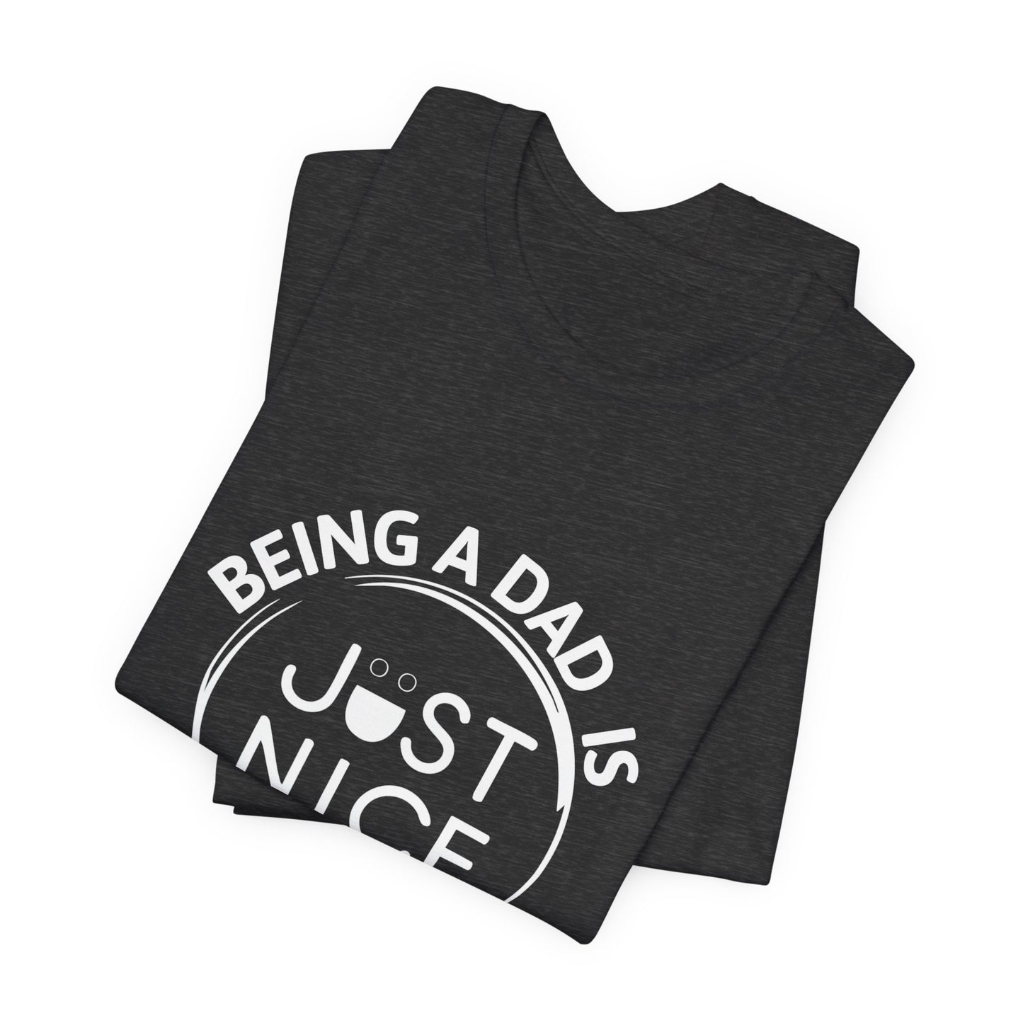 Dad Vibes Short Sleeve Tee - Perfect Gift for Father's Day, Comfortable Casual Wear, Unisex Tee for Dad
