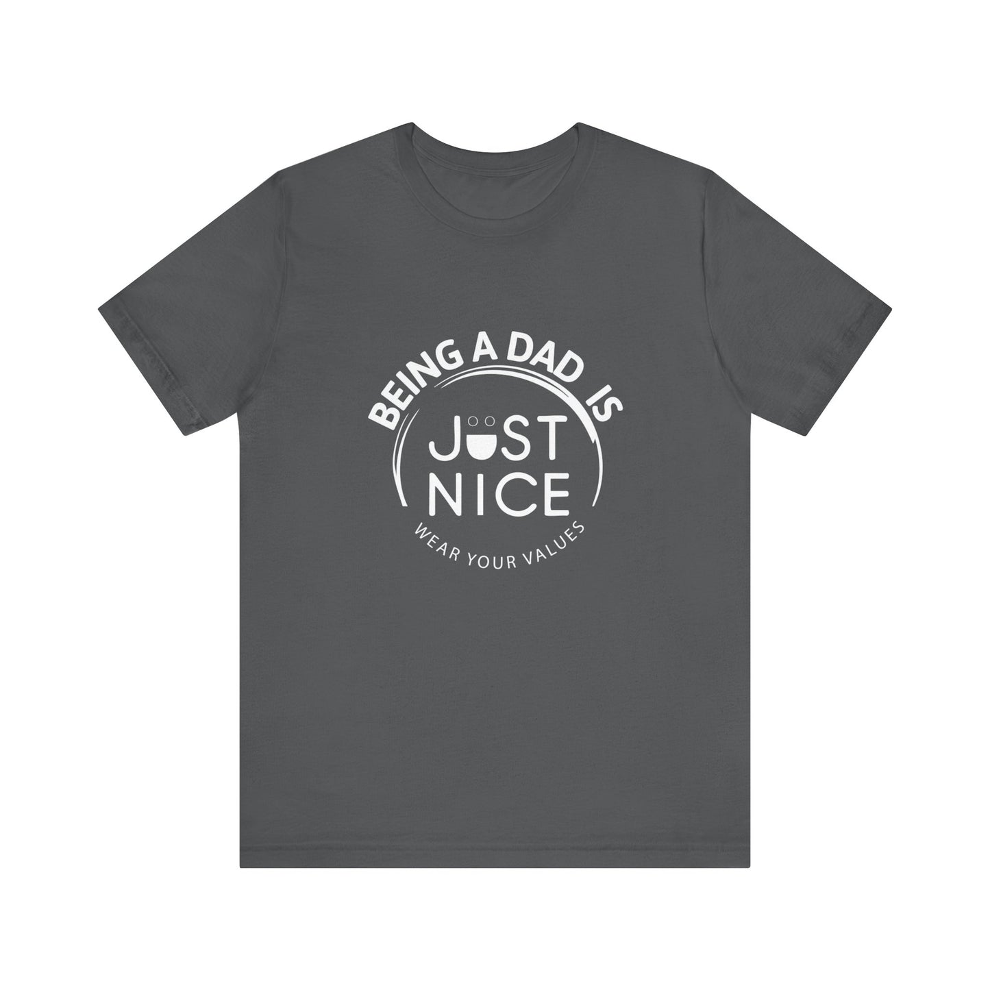 Dad Vibes Short Sleeve Tee - Perfect Gift for Father's Day, Comfortable Casual Wear, Unisex Tee for Dad