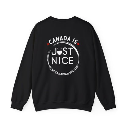 Canada Is Not Nasty Crewneck Sweatshirt - A Cozy Statement Piece for Proud Canadians