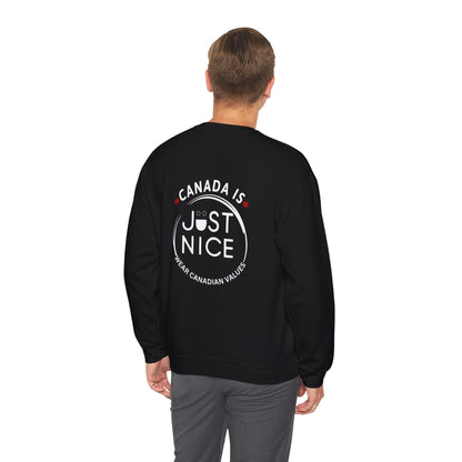 Canada Inspired Unisex Crewneck Sweatshirt - Cozy Fall Style