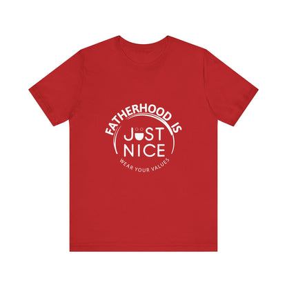 Unisex Jersey Short Sleeve Tee - Present Dad Shirt, Father's Day Gift, Casual Wear, Family T-Shirt, Dad Life Apparel