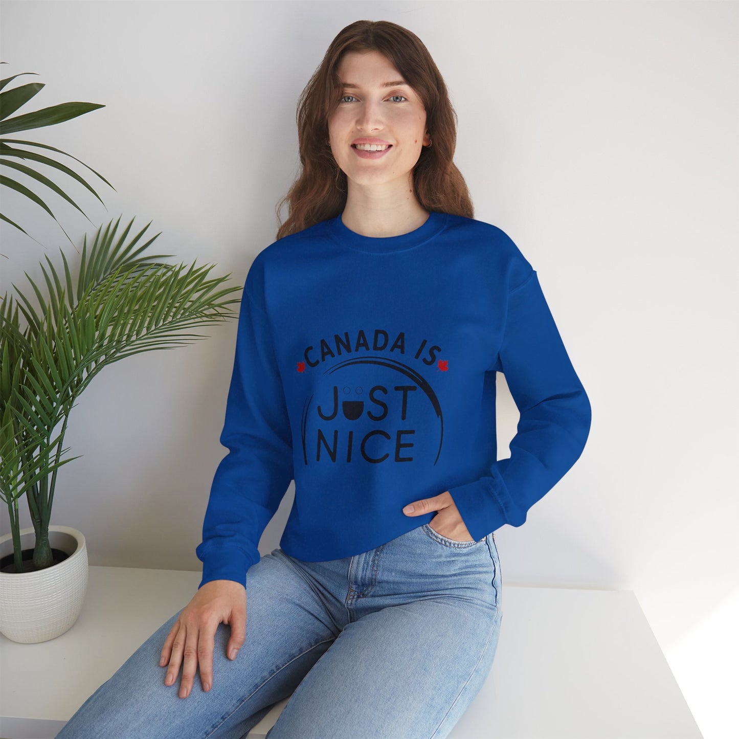 Canada Is Not Nasty Crewneck Sweatshirt - A Cozy Statement Piece for Proud Canadians