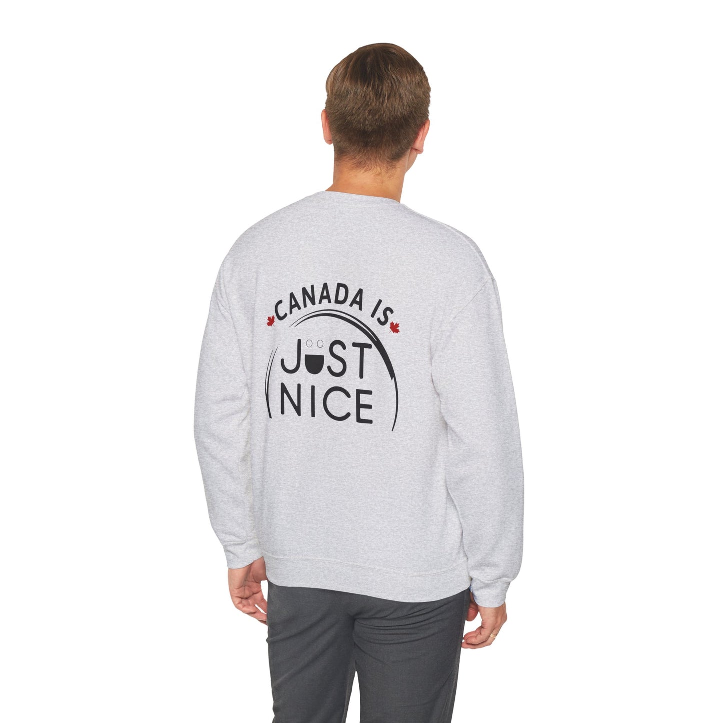 Canada Is Not Nasty Crewneck Sweatshirt - A Cozy Statement Piece for Proud Canadians
