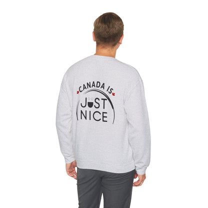 Canada Is Not Nasty Crewneck Sweatshirt - A Cozy Statement Piece for Proud Canadians