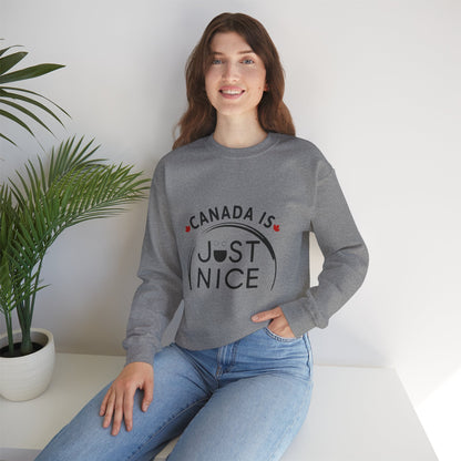 Canada Is Not Nasty Crewneck Sweatshirt - A Cozy Statement Piece for Proud Canadians