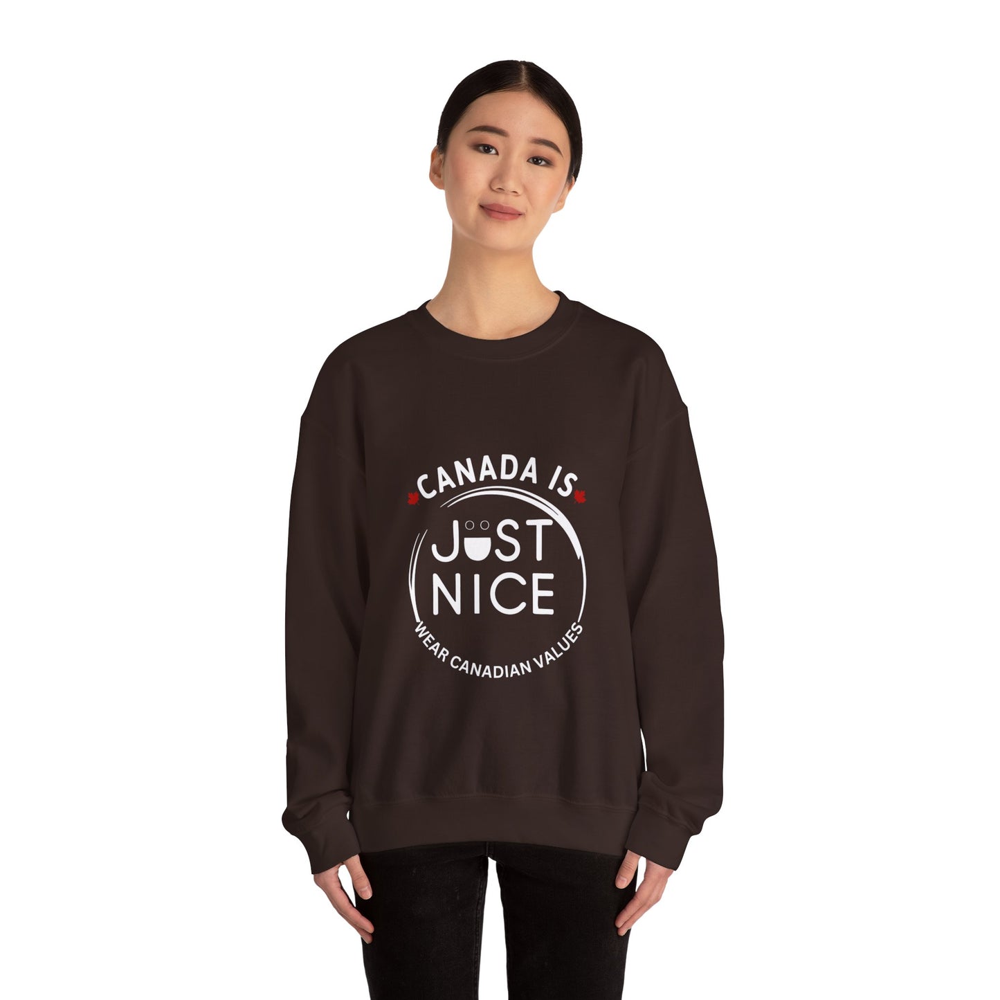Canada Inspired Unisex Crewneck Sweatshirt - Cozy Fall Style