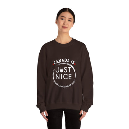 Canada Inspired Unisex Crewneck Sweatshirt - Cozy Fall Style