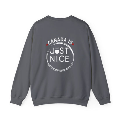 Canada Inspired Unisex Crewneck Sweatshirt - Cozy Fall Style