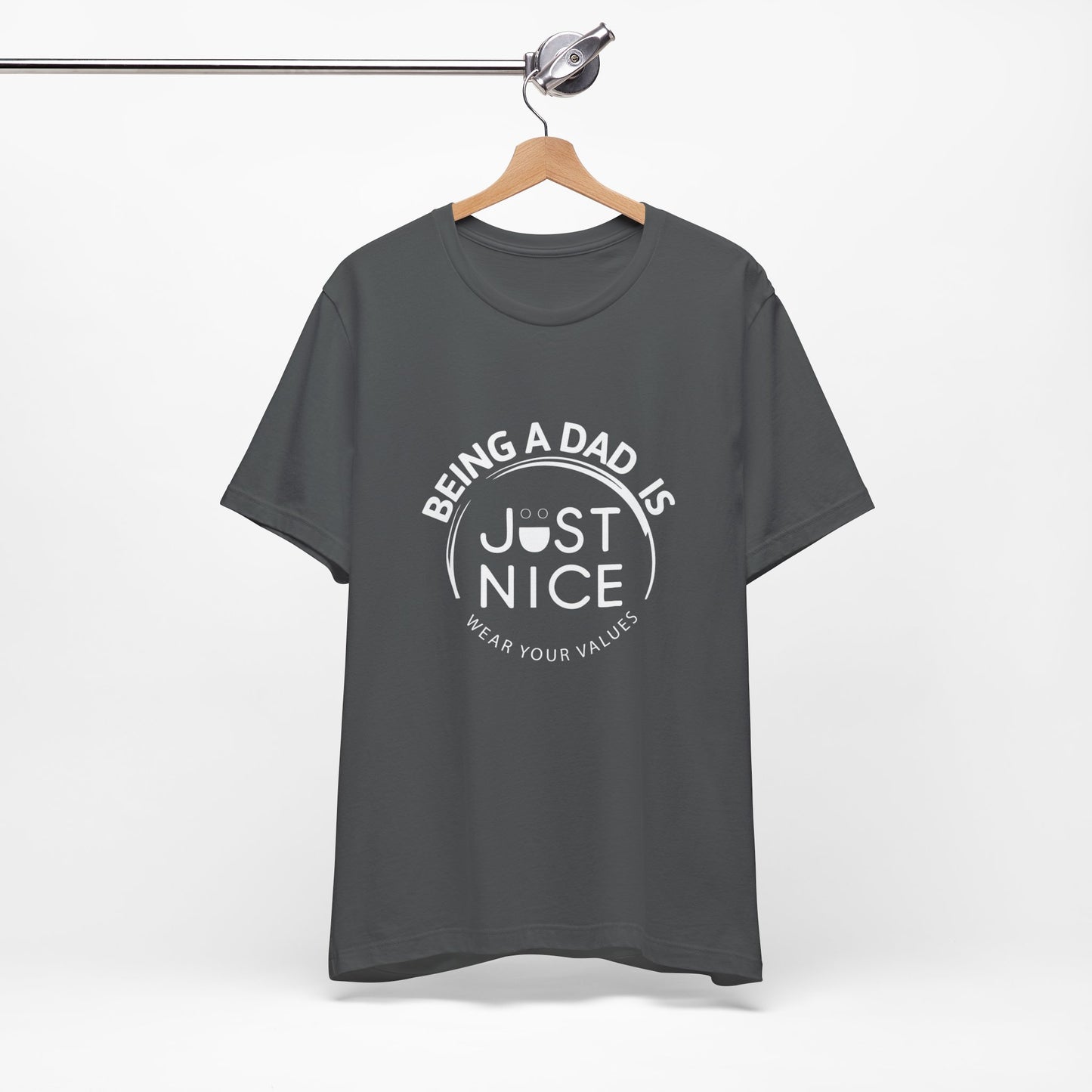 Dad Vibes Short Sleeve Tee - Perfect Gift for Father's Day, Comfortable Casual Wear, Unisex Tee for Dad