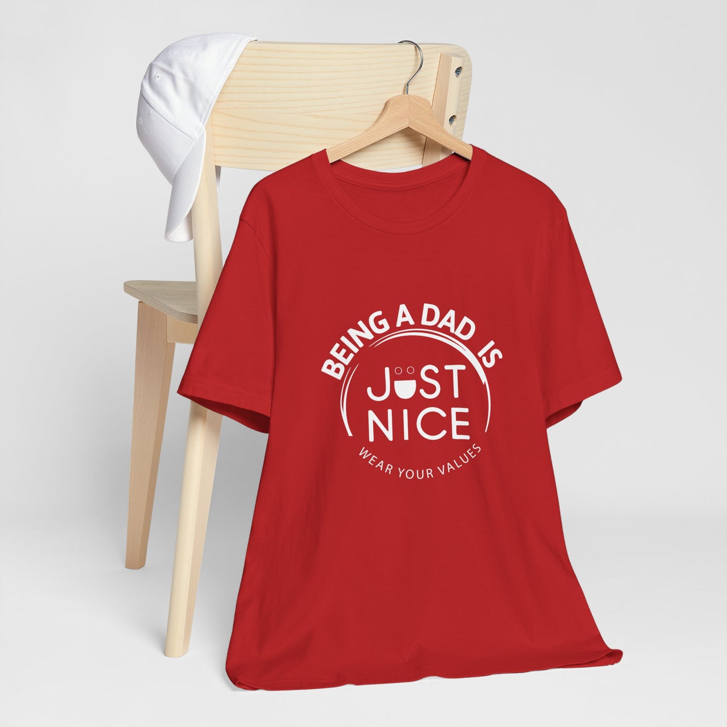 Dad Vibes Short Sleeve Tee - Perfect Gift for Father's Day, Comfortable Casual Wear, Unisex Tee for Dad
