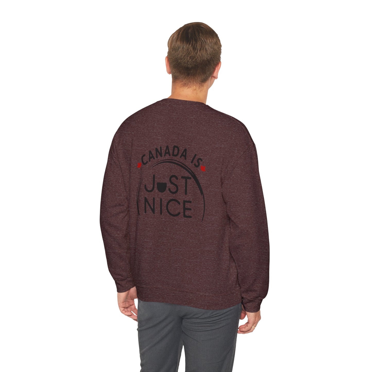 Canada Is Not Nasty Crewneck Sweatshirt - A Cozy Statement Piece for Proud Canadians