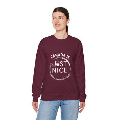 Canada Inspired Unisex Crewneck Sweatshirt - Cozy Fall Style